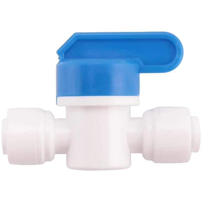 Diameter Ball Valve Quick Connect Fitting 1/4 X 1/4 Inch OD Valve Water System (Package 10)