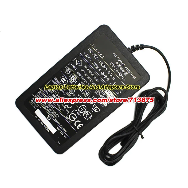 C8124-60014 AC Adapter 32V 2200mA 70.4W AA21260-WW Power Adaprter with 4.8x1.7mm tip Power Supply
