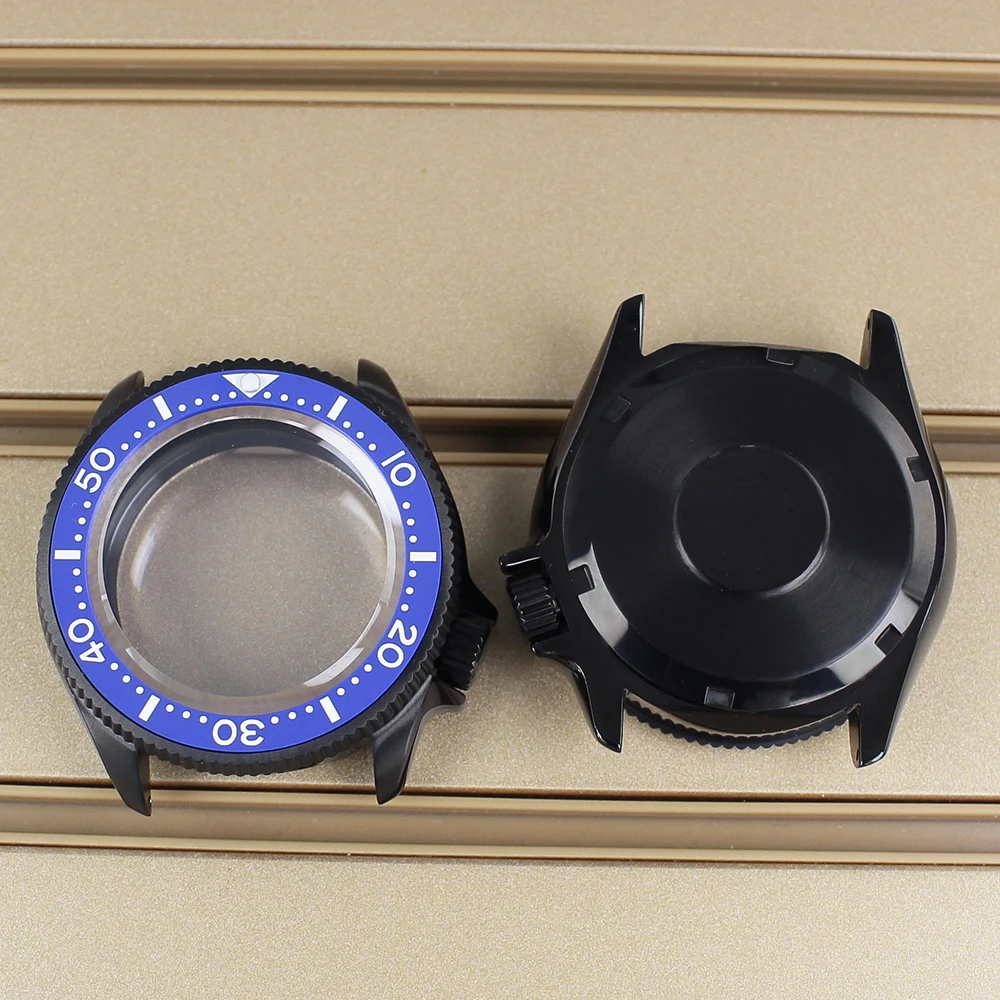 38 مللي متر ساعة رجالي حافظة السيراميك الحافة الياقوت ل Mod SKX013 Seiko NH35 NH36 NH38 NH34 حركة 28.5 مللي متر الطلب 120 نقرات ساعة أجزاء #6