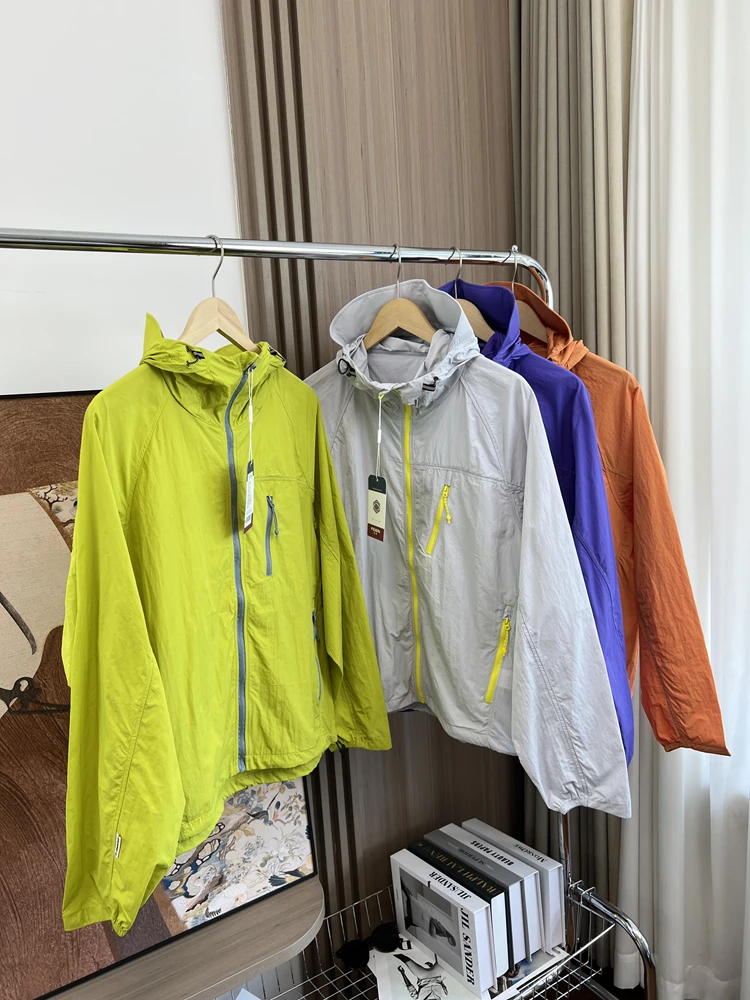 

Outdoor Mountain Series Couples Lightweight Breathable Hooded Sun Protection Jaet Youth Spring Summer Stand Fit Long Sve