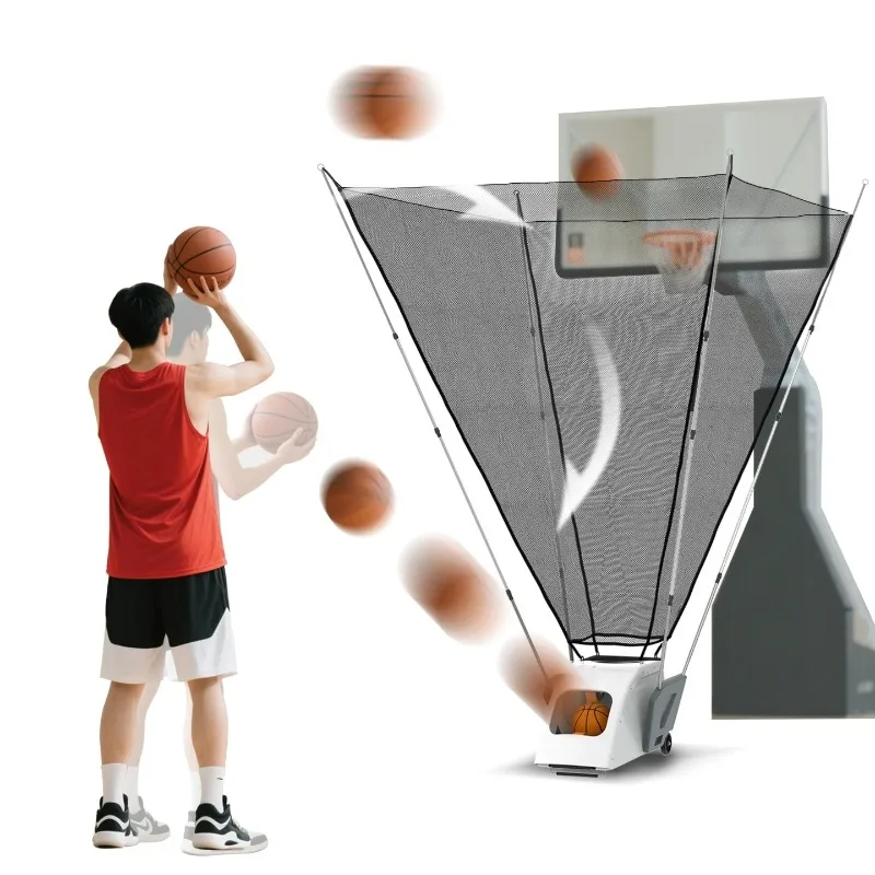 

Basketball Shooting Machine Automatic Shoot Rebounder Net Shooter Potable Indoor Outdoor Basketball Training Equipment
