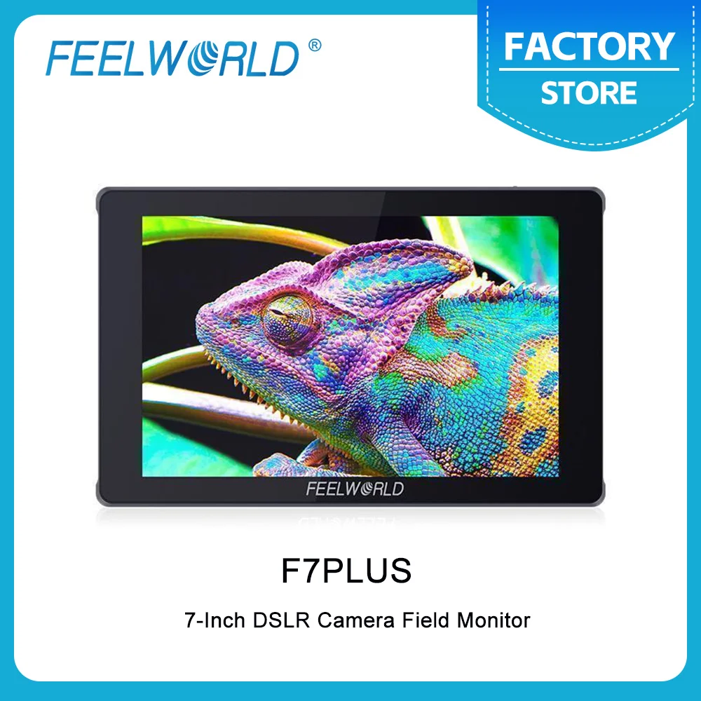 FEELWORLD F7 PLUS 7 Inch Touch Screen On-Camera Monitor 4K HDMI 1200nit NP-F Power Kit