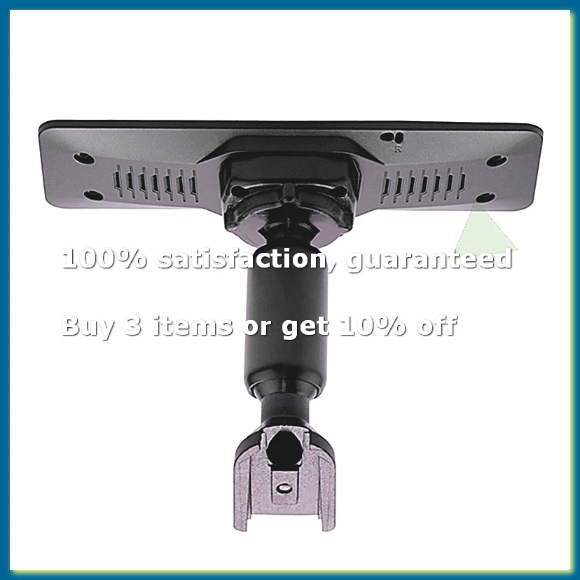 ●Car Rearview Mirror Mounting Bracket with Aluminum ABS Interior Back Plate Panel Bracket for Car DVR Interior Accessory