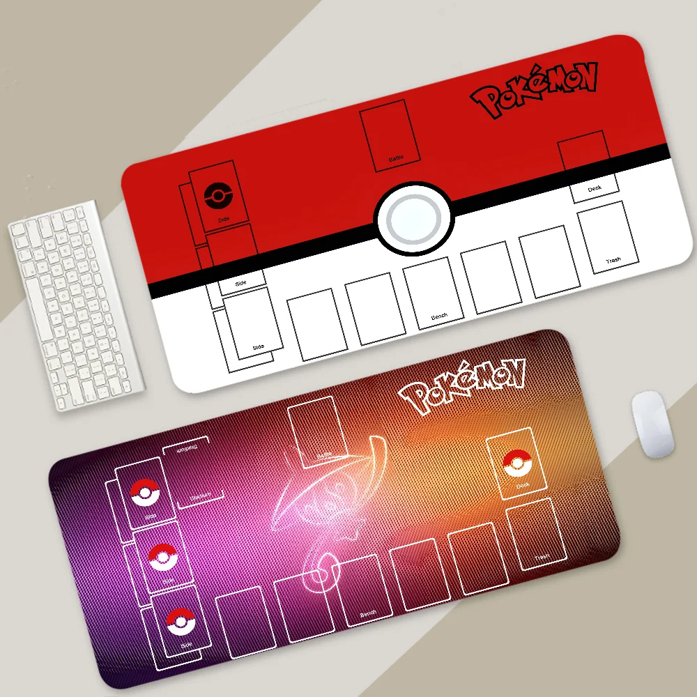 Anime Mousepad Mouse Mat Desk Mat With Pad gaming accessories Prime Gaming XXL P-Pokemons Keyboard Pad