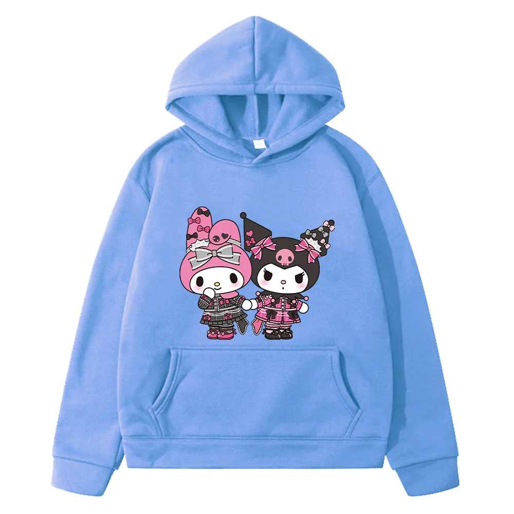 

Толстовки Kuromi с принтом Kawaii, флисовая толстовка, куртка y2k sudadera Sanrio, осенняя толстовка с капюшоном в стиле аниме, пуловер с героями мультфильмов, детская одежда для девочек