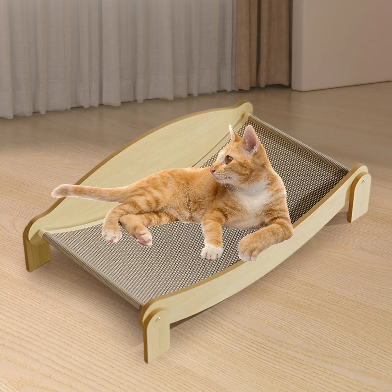 Scratching Lounge Bed Wear Resistant Cat Hammock Bed for Kitty Cats Resting