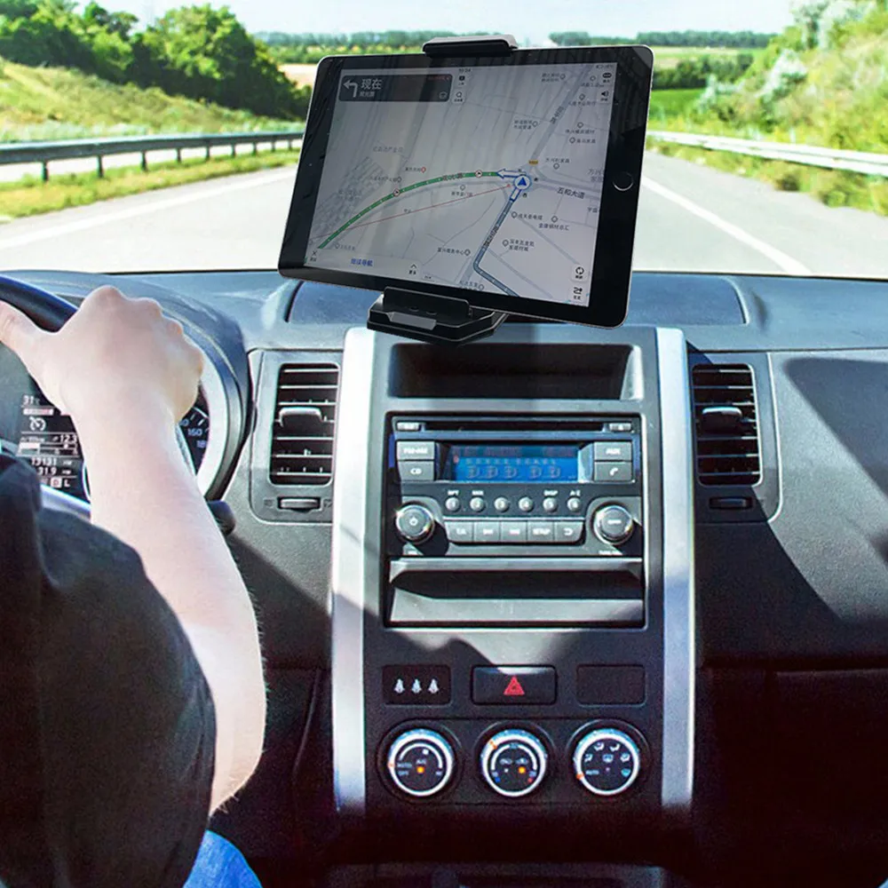 

Автомобильный держатель для телефона, подставка для крепления на приборной панели автомобиля, подходит для сотовых телефонов 4-11 дюймов, планшетов, iPad, iPhone Pro Max, Xiaomi, Samsung, GPS