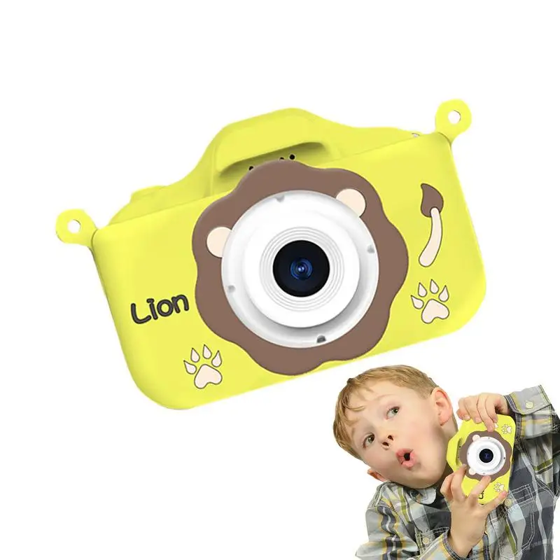 Kids Camera HD Selfie Digital Video Camera For Children Portable HD Selfie Digital Video Camera Toy For 3-12 Year Old Children