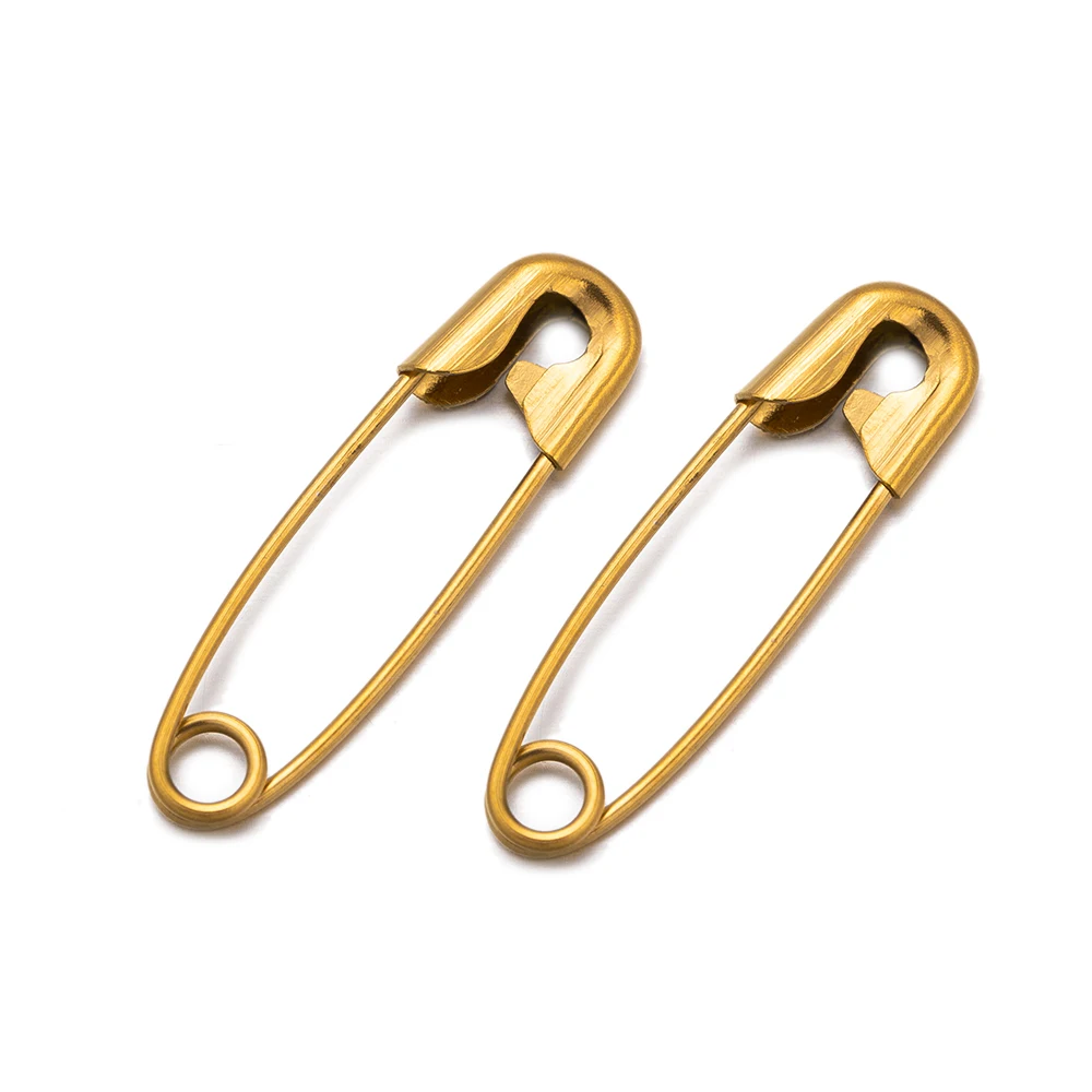 20Pcs Stainless Steel Safety Pins For DIY Sewing Tools Accessory Fixing Craft Handmade Safety Pin Brooch Apparel Accessories