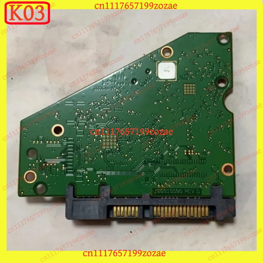 KJ02 Hard Drive PCB Board 100815595 for 2T 3T 4T HDD, Replacement Parts