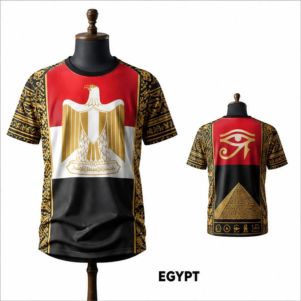 Herren-T-Shirt mit ägyptischem Motiv, Rundhalsausschnitt, Pharao-Pyramiden-Auge, Kurzarm, lässiges Sommer-Pullover-Oberteil, Alltagskleidung für Herren, Strandresort – Detail 6