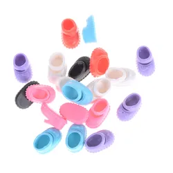 5Pairs 12cm Doll Shoes Accessories Kelly Doll Confused Doll Shoes Kids Gift Toy