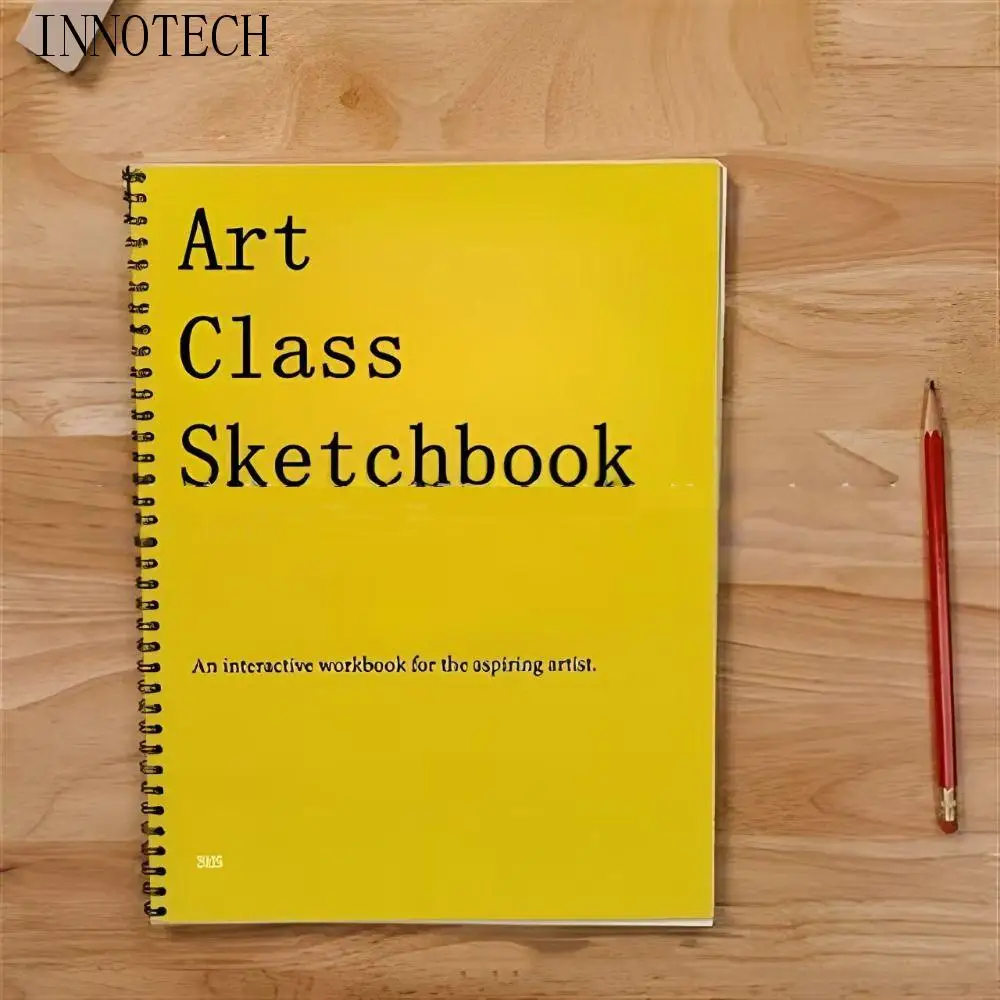 

Professional This Is Not a Sketchbook Interactive Workbook Hardcover Art Class Drawing Book with Lined Blank Pages Stationery