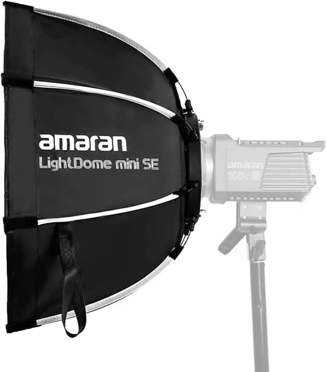 Aputure Amaran Light Dome Mini SE Softbox Bowens Mount Quick-Setup with Diffuser Cloth for Aputure Amaran 300C 150C 200xS 60xS