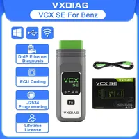VXDIAG VCX SE for Mercedes Benz Car OBD2 Diagnostic Tool MB Star C6 DoIP Active Test All System Diagnosis Coding Programming