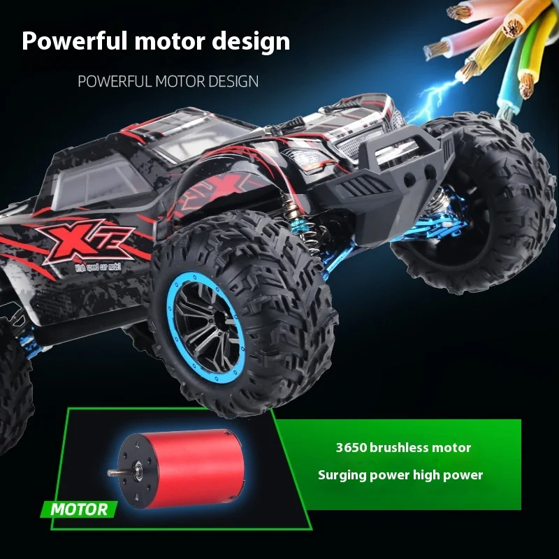 RC1: 10 four-wheel drive high-speed off-road shock-absorbing scooter wireless remote control car toy model car