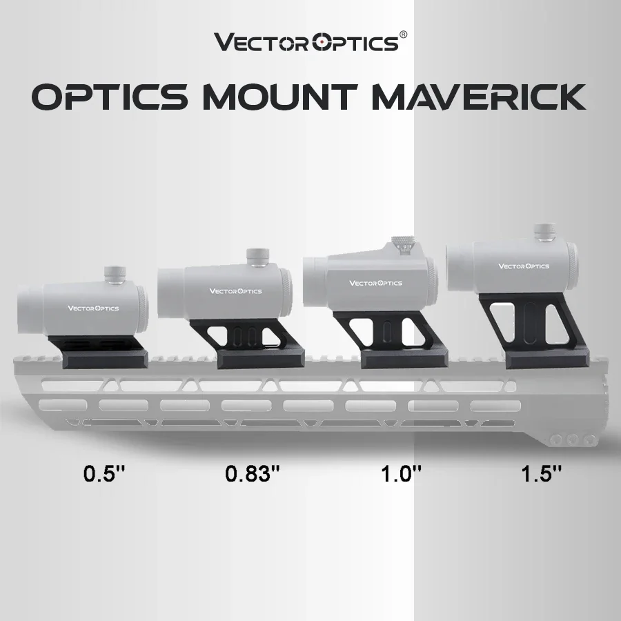 Vector Optics Red Dot Scope Riser Rail Mount 0.5\