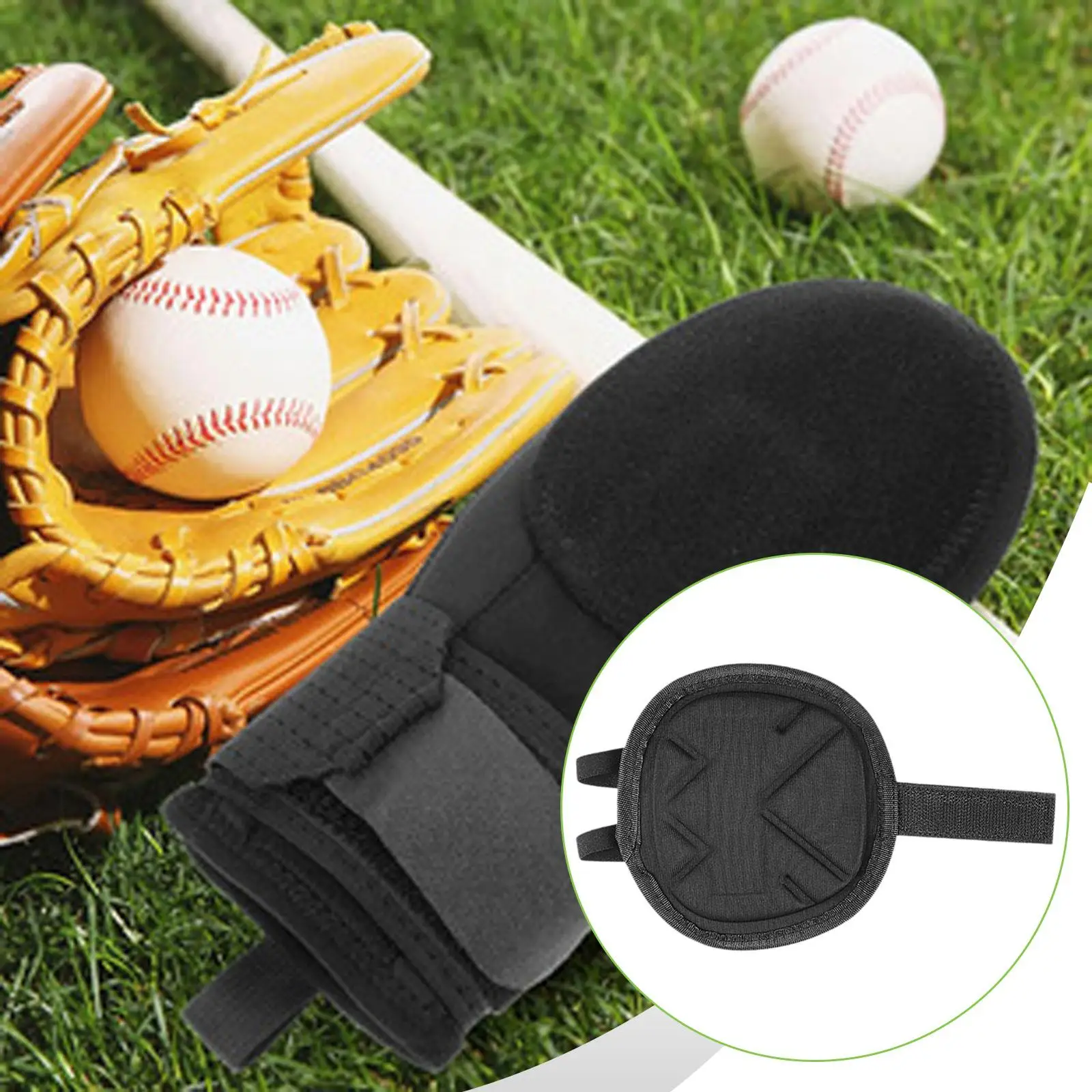 Shock Absorption Baseball Bat Protector Adjustable Hand Back Pad for Protective Training Accessories