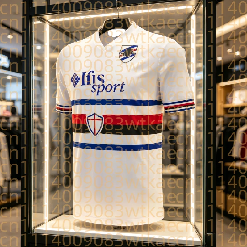 2026 Y2K Novo Bestseller Estilo Italiano UC Sampdoria Nova Chegada Camisa de Futebol Quente Camiseta Esportiva Casual Roupa de Praia Simples