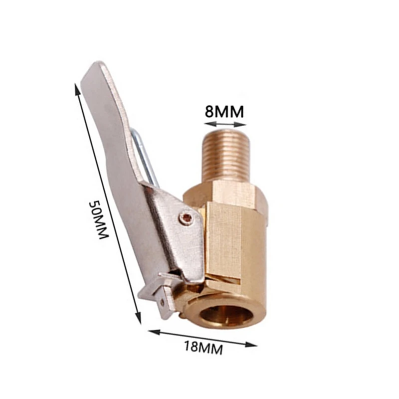 Car Inflatable Quick Connection American Inflatable Nozzle Adapter Quick Conversion Head Clamp Type Tire Impulse Inflation Pump - Image 4