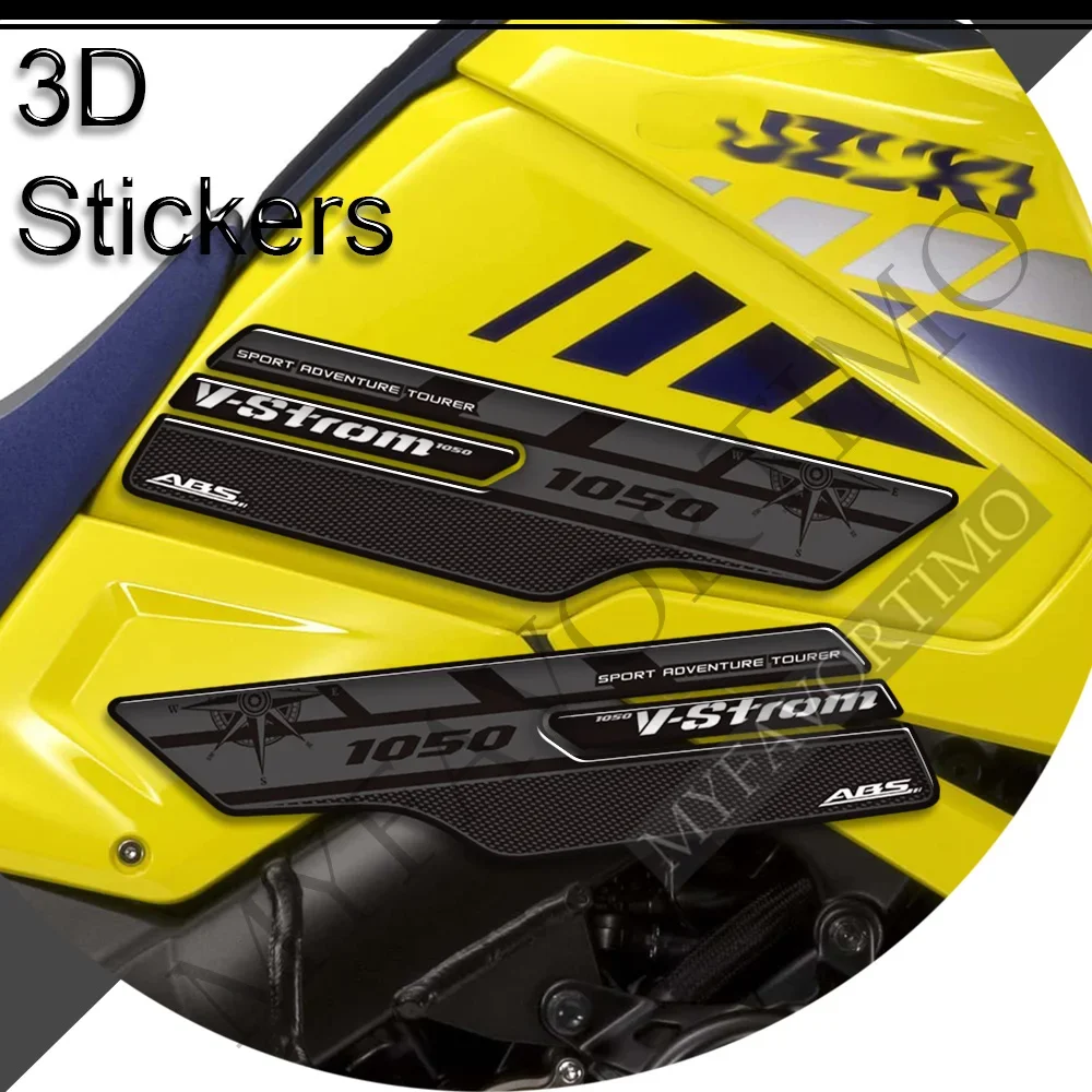 

For Suzuki V STROM VSTROM DL 1050 XT 1050XT DL1050 Tank Grips Pad Protector 3D Stickers Decals Fuel Oil Kit 2019 2020 2021 2022