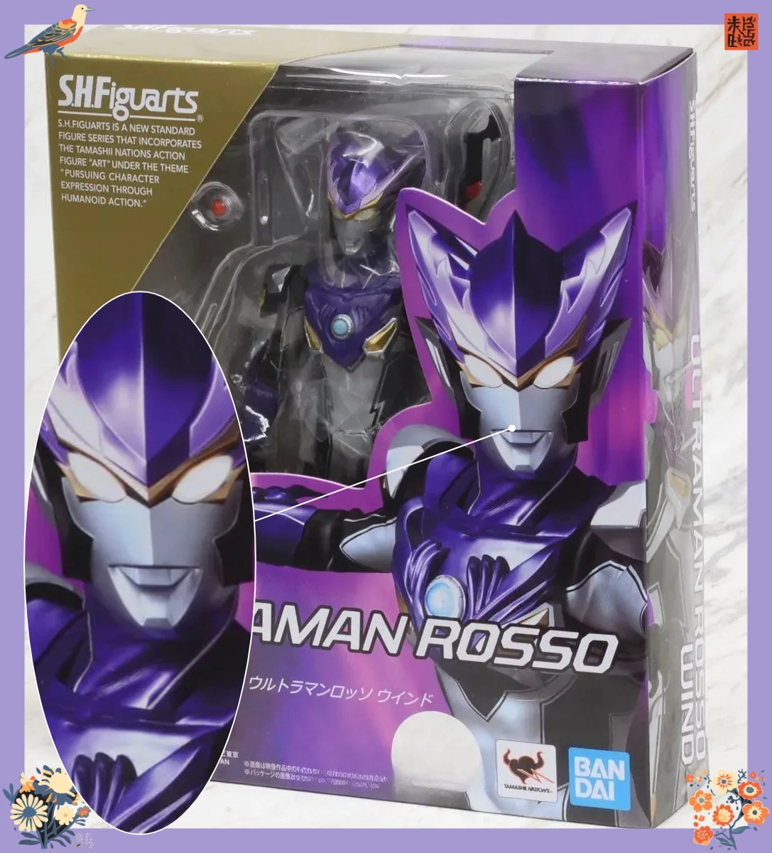 

Новинка в коробке: Коллекционная фигурка Bandai Ultraman SHF Series Rosso (Purple) Windy Form, модель аниме-персонажа, игрушка, подарок