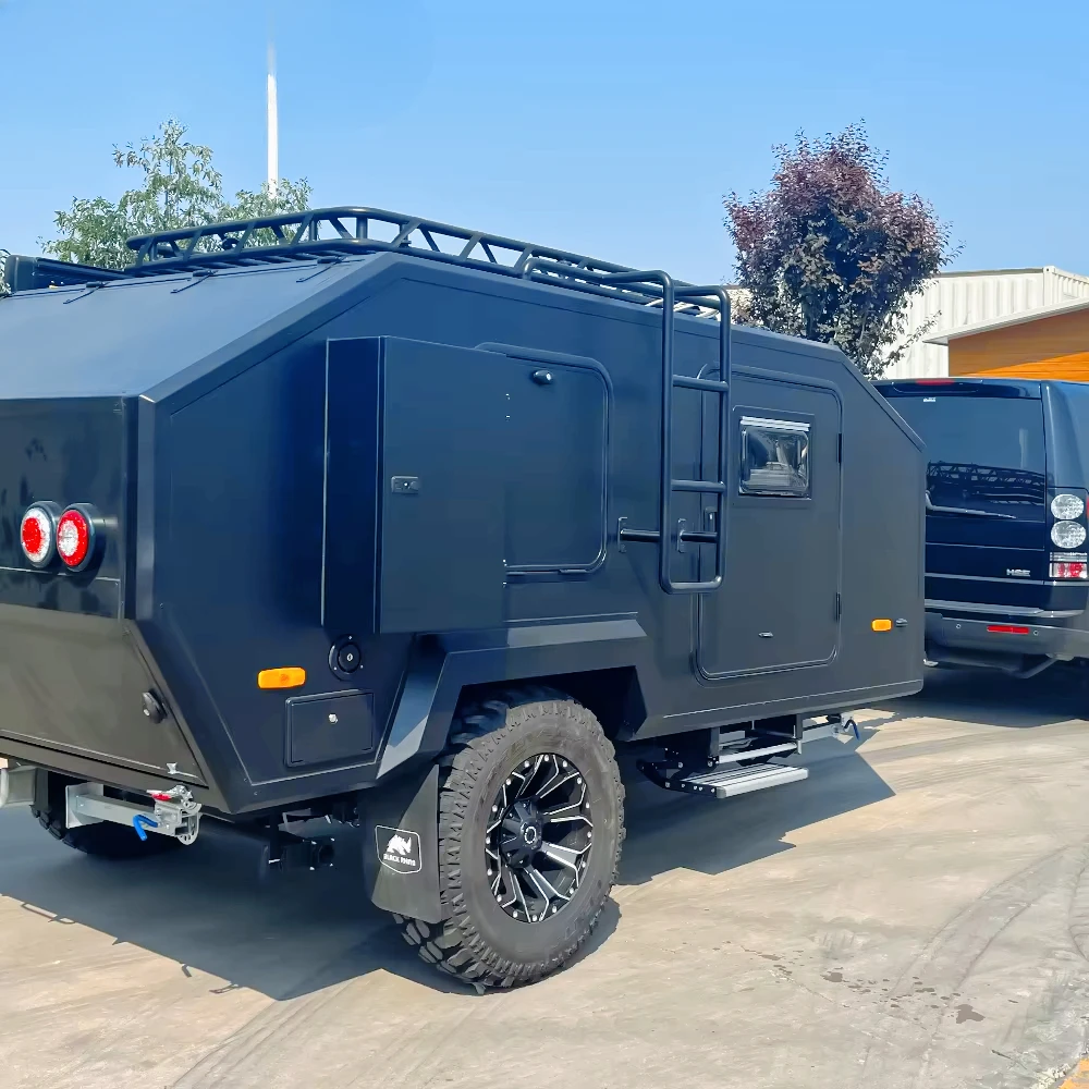 Fiberglass Camper Trailer Overhead Camper Offroad Camper Hybrid Advantage Off-road Trailer Comes With Solar Panel