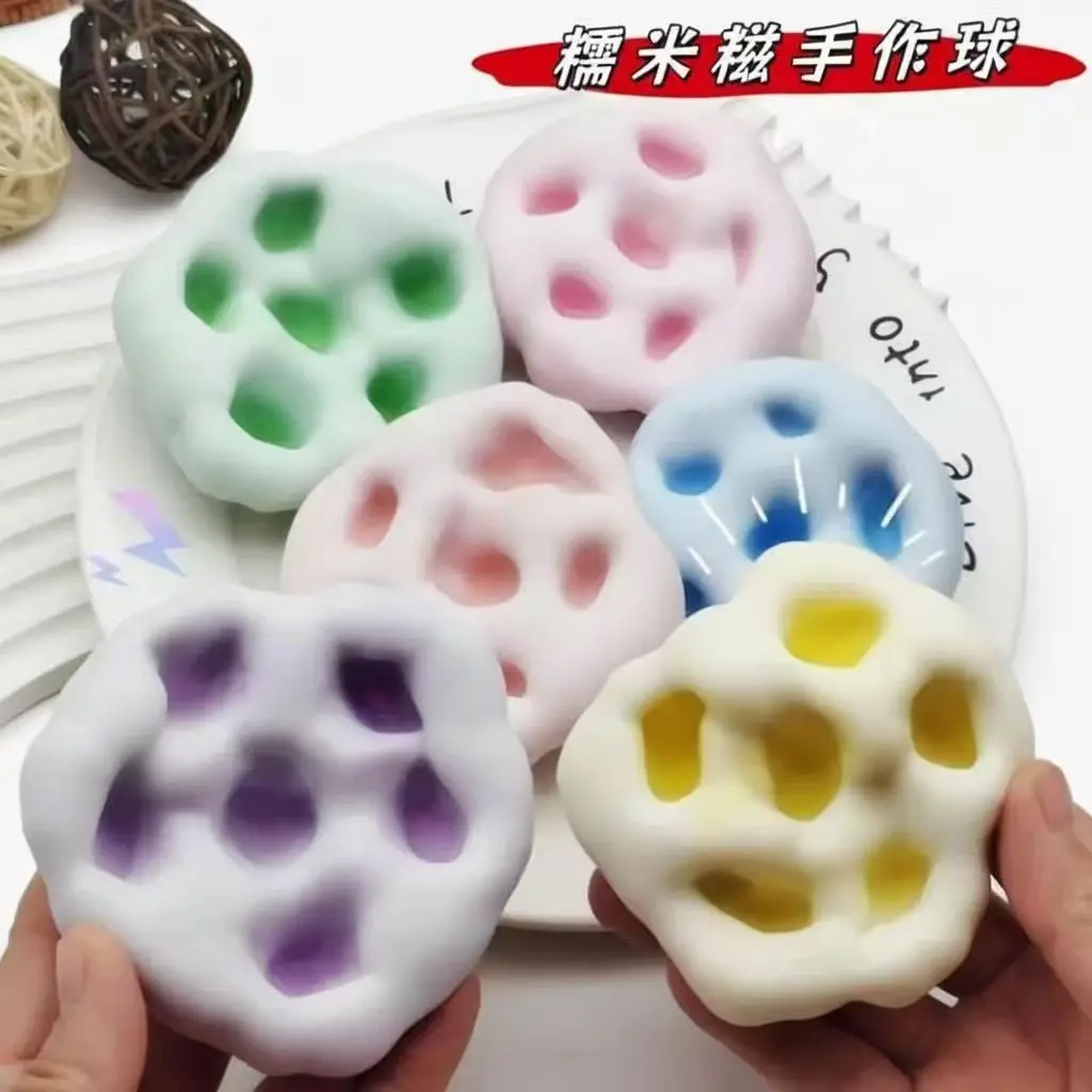 Mochi Squishy Ball DIY Craft Kit Air Inflatable Slow Rebound Stress Toy for Children