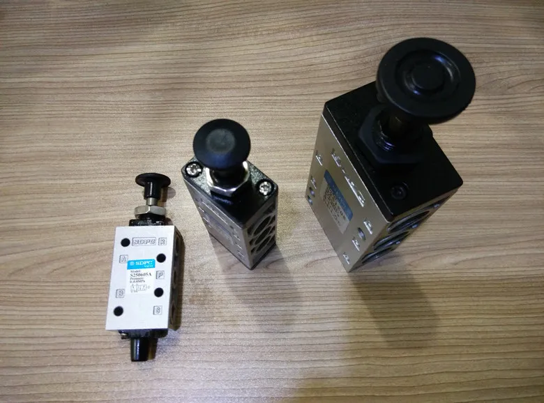 مكونات هوائية أصلية اثنين من صمام الدفع اليدوي بخمسة اتجاهات S 250805 أ س 251505   س 251005   س 250805   س 250605   س 250605 أ