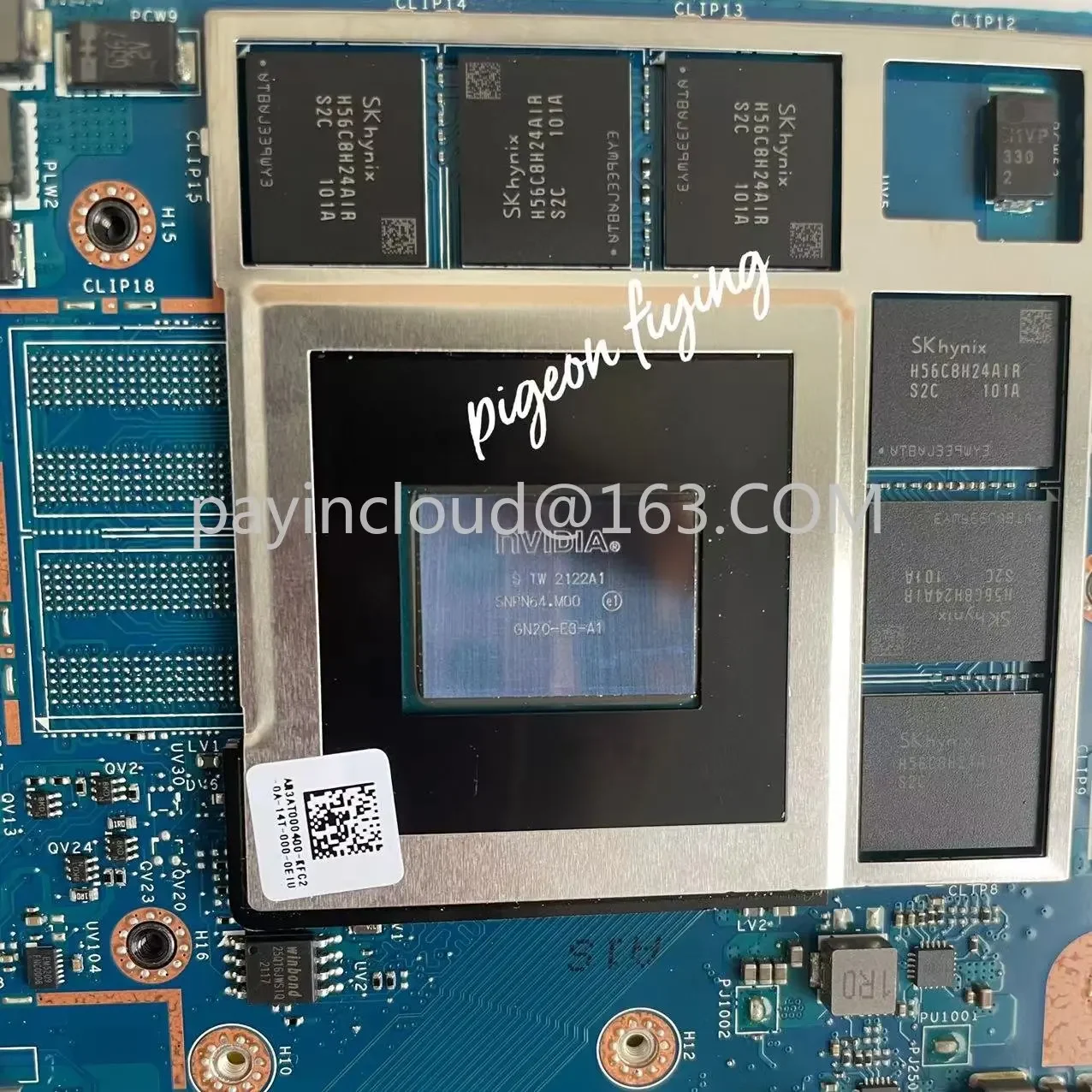 Imagem -05 - para Acer Predator Ph3155371hn Laptop Motherboard Cpu:i710750h Srh8q Gpu:gn20-e3-a1 Rtx3060 6g Gh51m La-k862p Teste ok