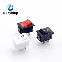 2/5/10 Pcs Mini Rocker Switch KCD1,ON/OFF,Electrical Equipment,2Pin,2 Position,15*21mm,6A 250VAC/10A 125VAC,NO LED