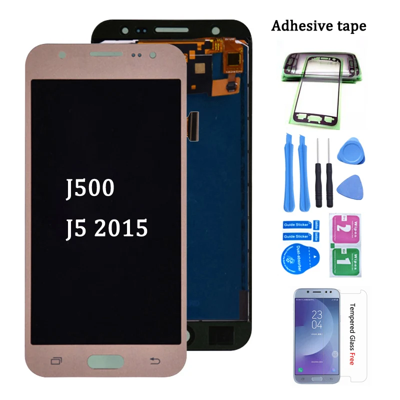 

AAA For Samsung GALAXY J5 J500 J500F J500FN J500M J500H 2015 LCD Display With Touch Screen Digitizer Assembly Free Shipping