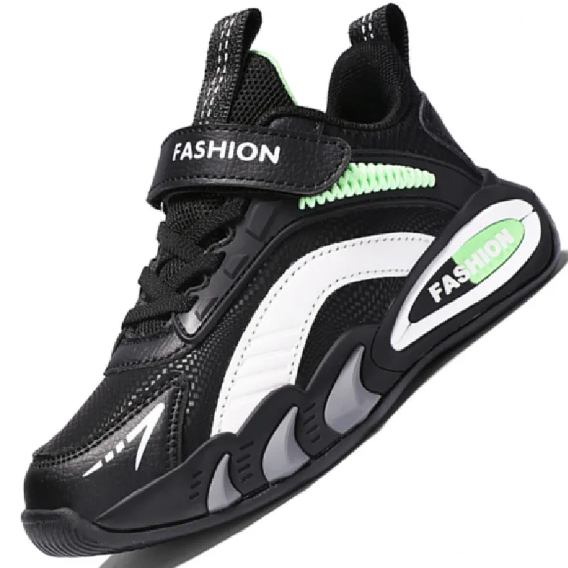2026 Autumn New Kids Running Shoes Boys Fashion Leather Casual Walking Sneakers Children Breathable Comfort Sport Shoes Outdoor