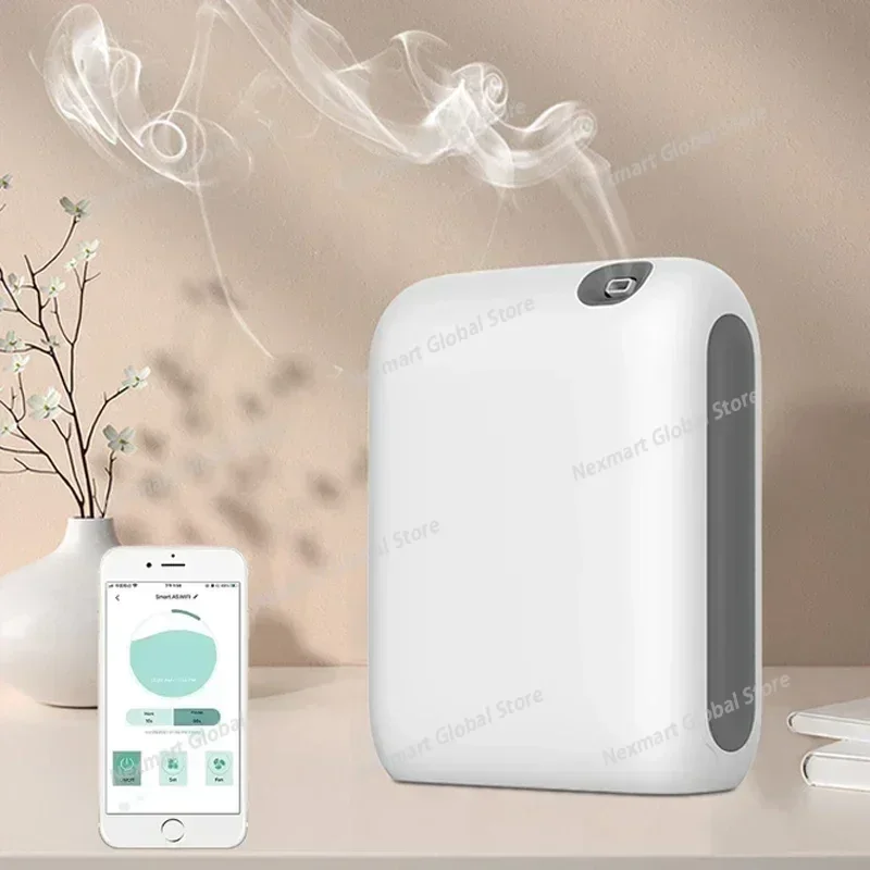 Smart Bluetooth Aroma Diffuser, Scent Machine for Hotel Lobby and Home, Odor Removing Fragrance Diffuser