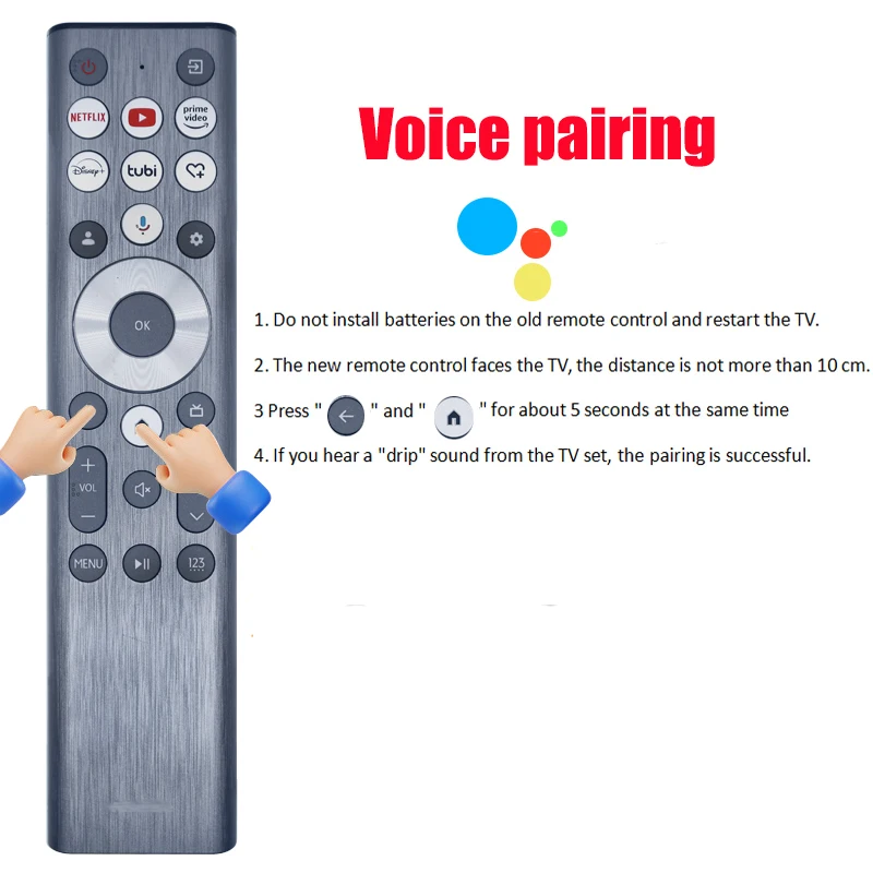 

Original Genuine ERF6A80 Voice Remote Control for Hisense A7 Series/U8 Series 4K Smart TV