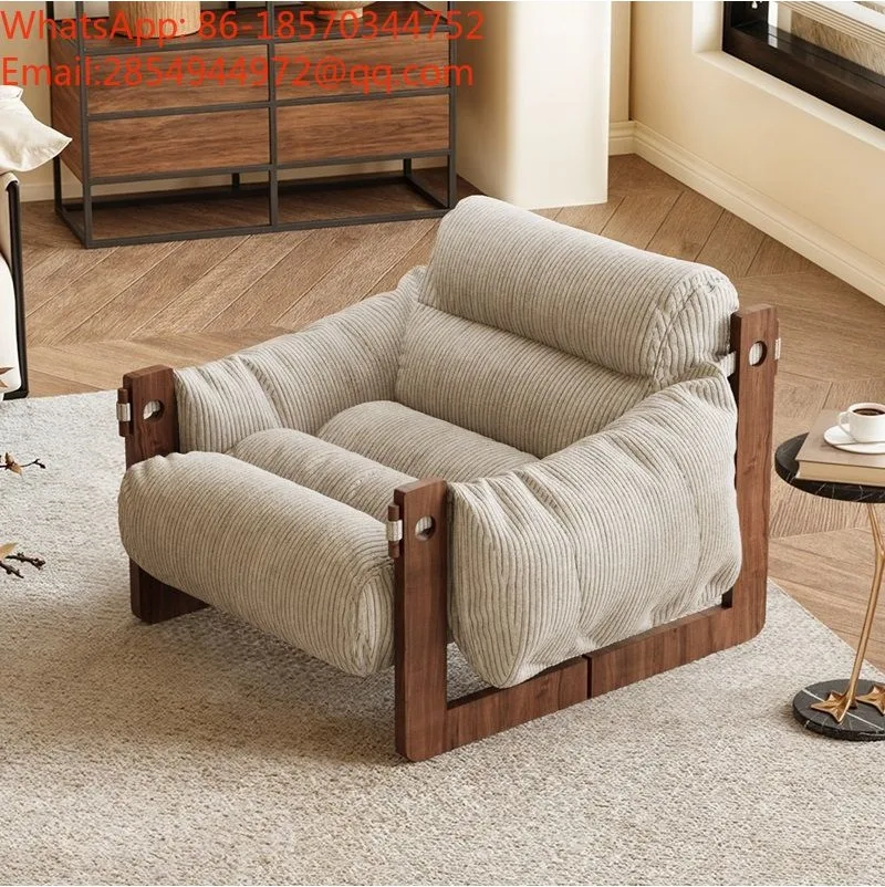 Household Single Reclining Lazy Sofa Portable Leisure Lounge Chair Adjustable for Rest Sleeping Living Room Use