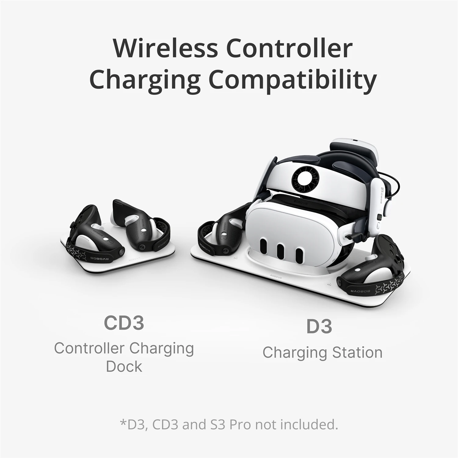 BOBOVR G3 コントローラーグリップ 滑り止めシリコンカバー コントローラープロテクター Meta/Oculus Quest 3/Quest 3S VR と互換性あり