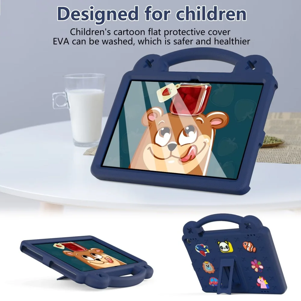 Kids EVA Case For Huawei Honor Pad 9 MatePad SE 10.4 10.1 Pro 12.6 T10s Bear Stand Cover for MediaPad T5 10.1 M6 8.4 M5 Lite Cas view 5