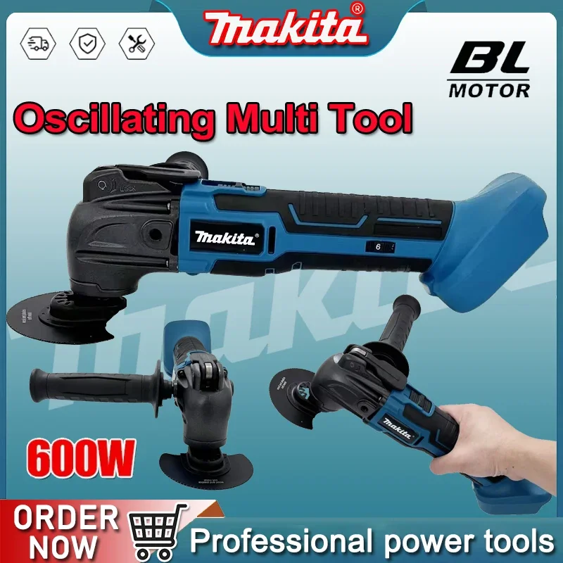 

Makita 20000OPM Electric Saw Trimmer Cutting Woodworking Power Tool for 21V 18V Battery 600W Oscillating Multi Function Tool