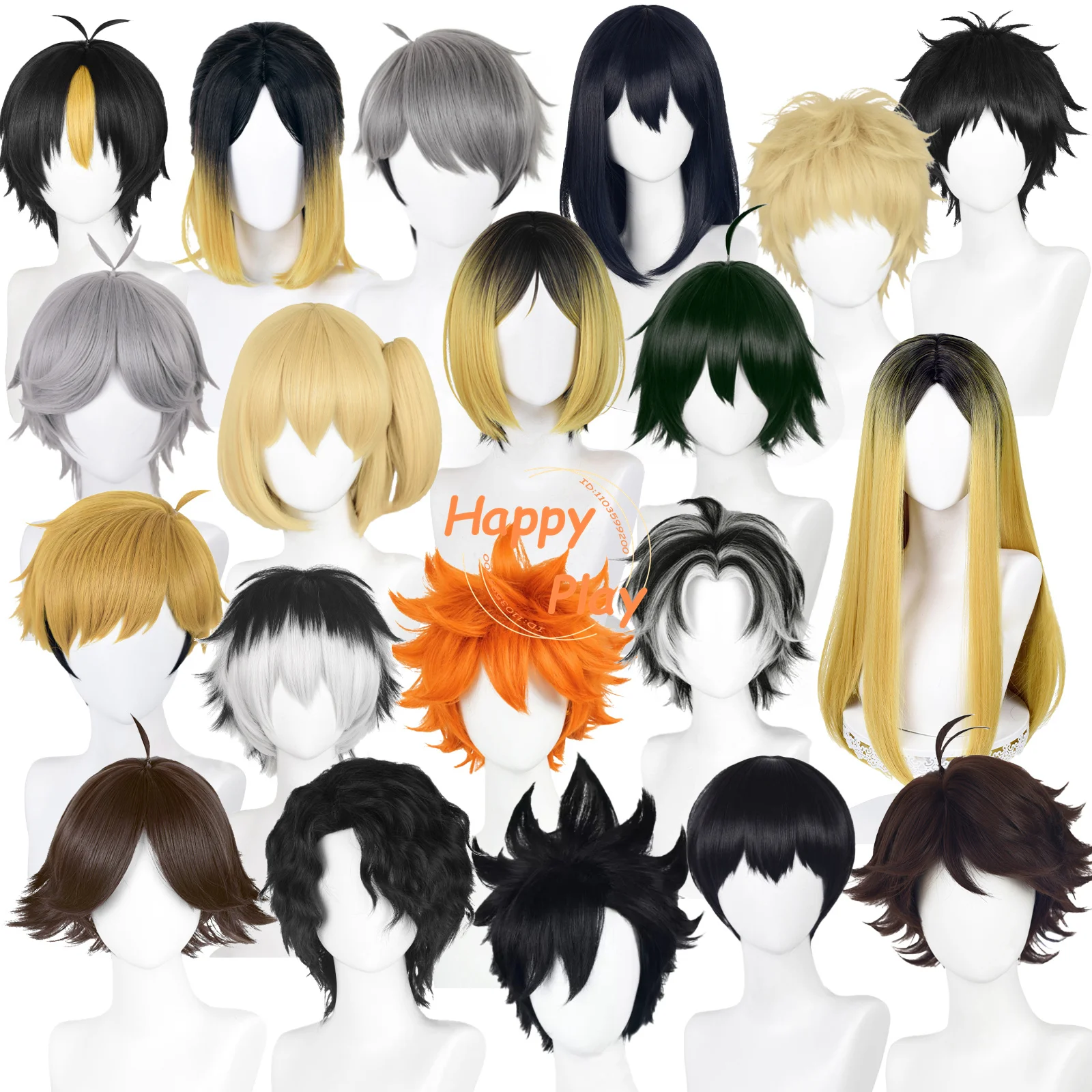 

Synthetic Wig Oikawa Tooru Tadashi Yamaguchi Kozume Kenma Hinata Shoyo Miya Atsumu Shimizu Kiyoko Kotaro Bokuto Cosplay Wig