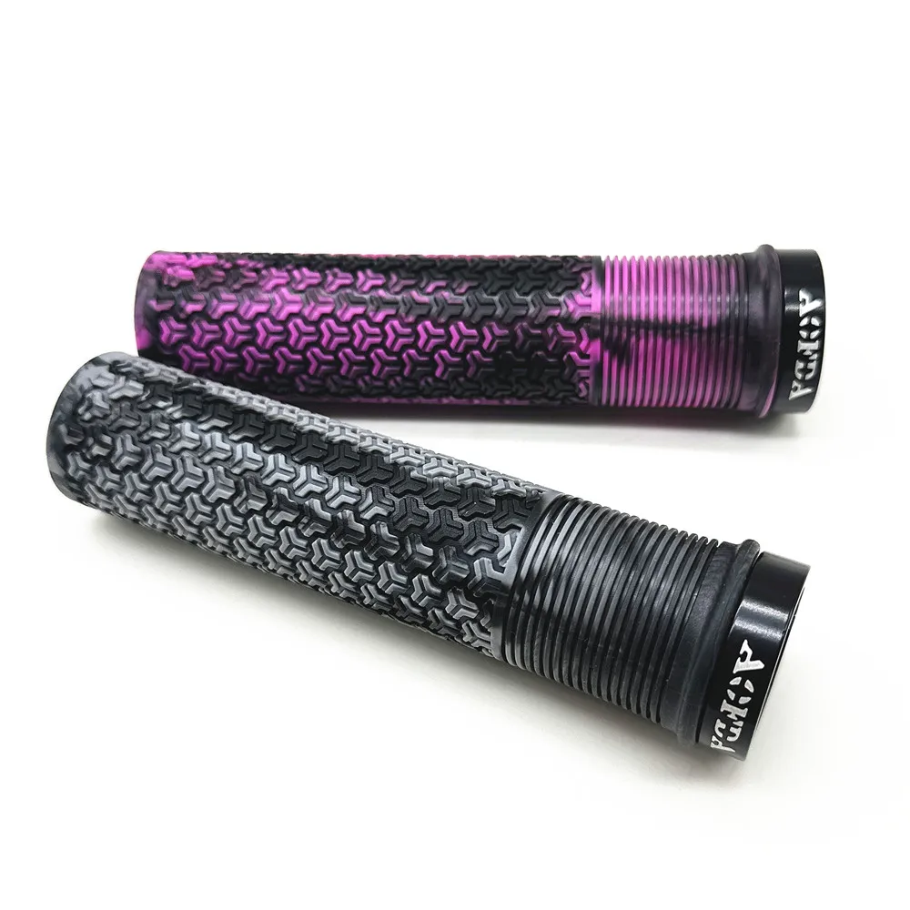 AliExpress Aofda Universal Mountain Bike Grips Rubber Anti-slip Shockproof Sealed Single Side Lock Soil Slope Car Bicycle Grips Parts