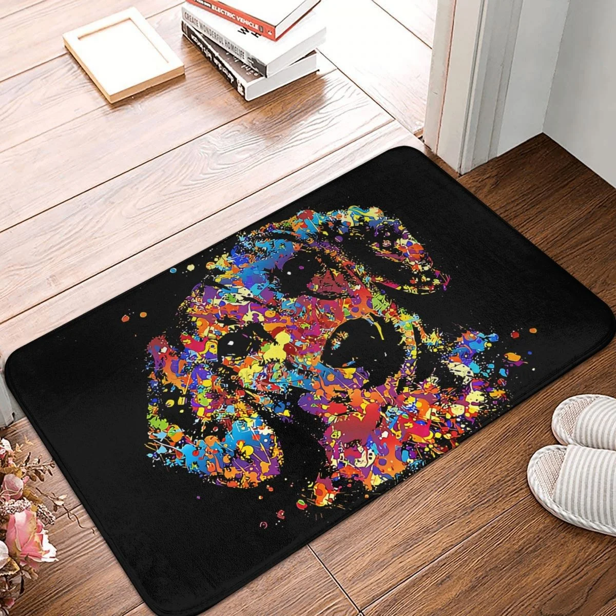 Dachshund Pet Dog Bath Non-Slip Carpet Colorful Doxie Bedroom Mat Welcome Doormat Floor Decoration Rug