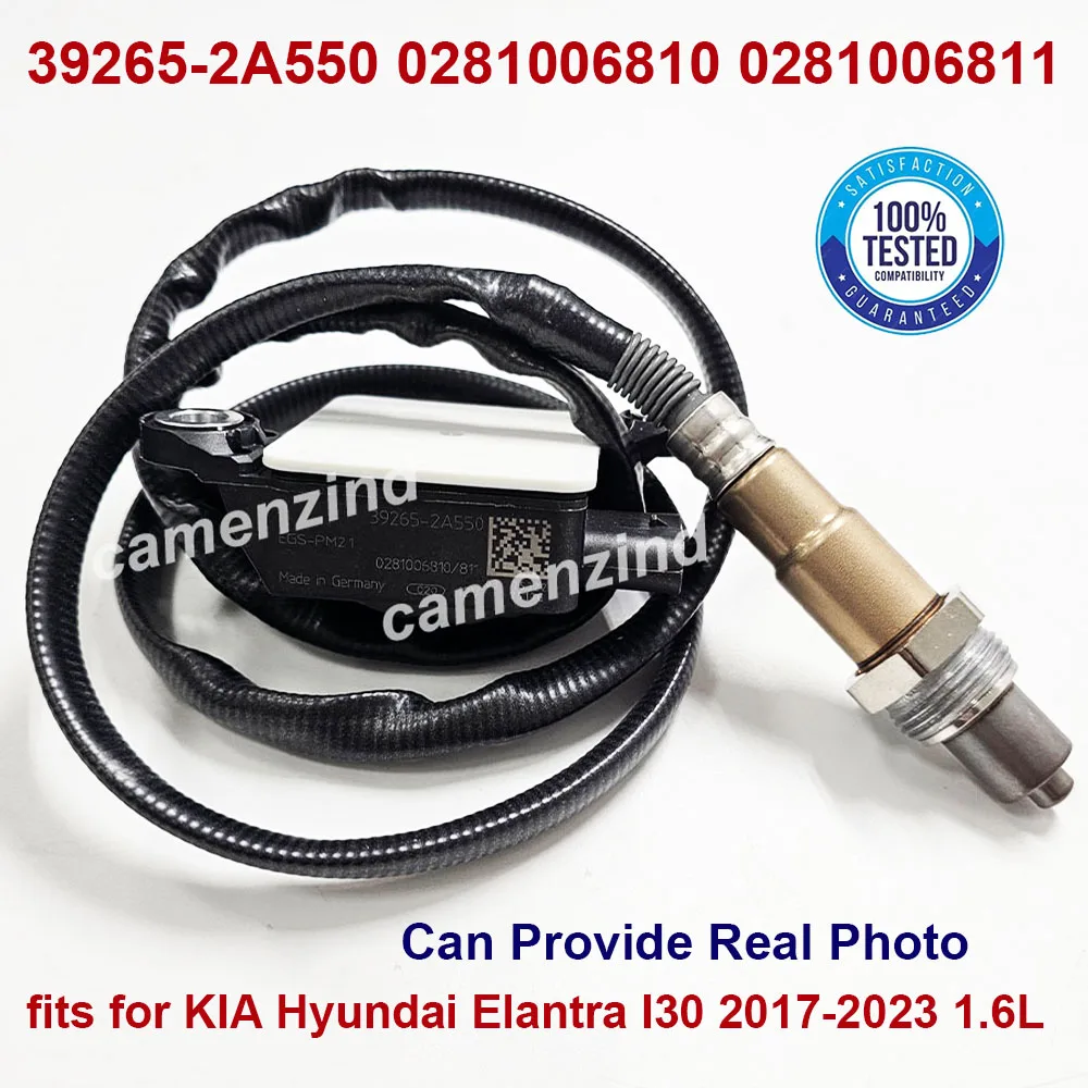 

39265-2A550 392652A550 0281006810 0281006811 High Quality PM Particulate Matter Sensor for KIA Hyundai Elantra I30 2017-2023 1.6