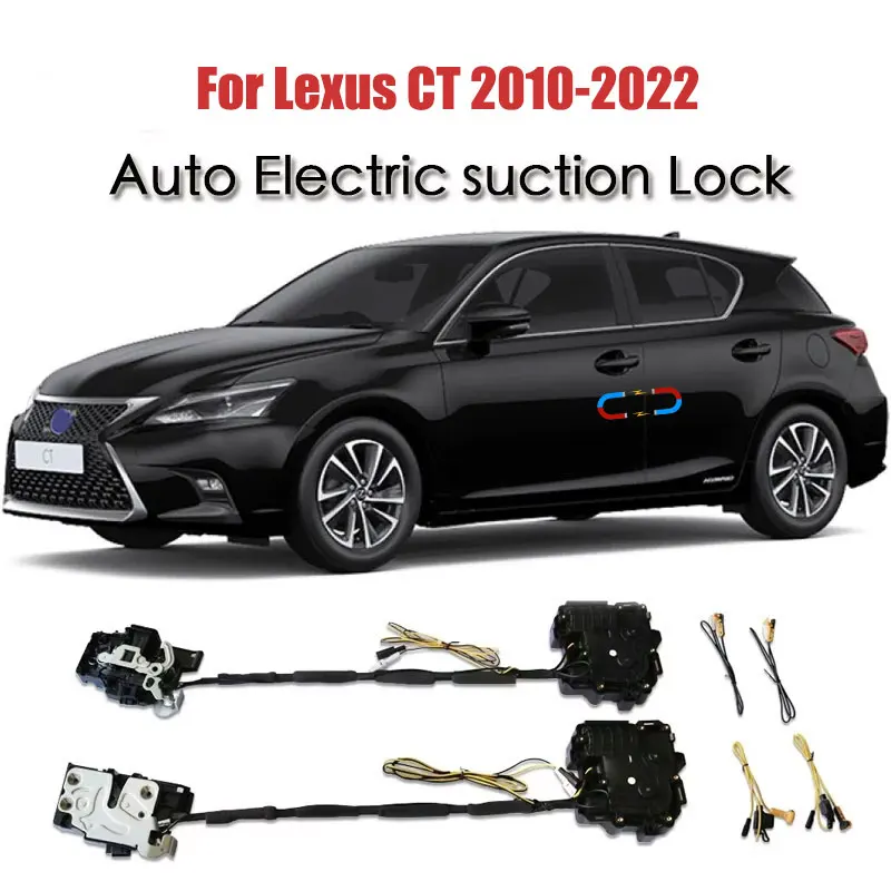 

For Lexus CT 2010-2022 Car Soft Close Door Latch Pass Lock Actuator Auto Electric Absorption Suction Silence Closer