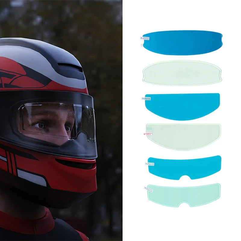 خوذة دراجة نارية شفافة مقاومة للمطر لسلامة القيادة، ملصق طلاء نانو متين مضاد للضباب، ملحقات خوذات الدراجات النارية #4