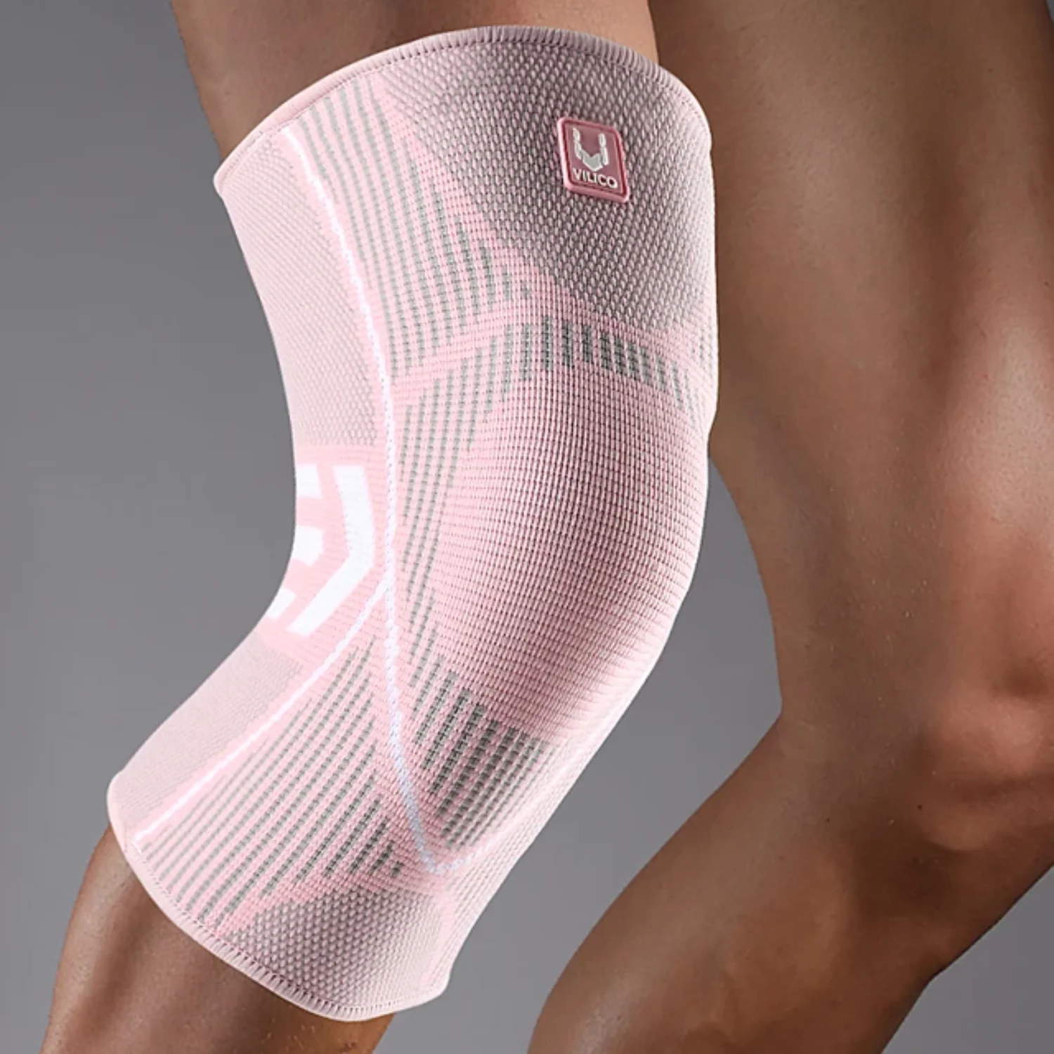 

Vilico 1PCS Knee Support Nylon Sports Fitness Compression Sleeves Kneepads Arthritis Joint Cycling Running