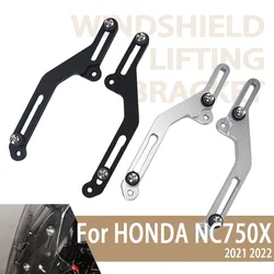 2024 For HONDA NC750X NC 750X NC750 X 2021 2022 2023 Accessories Motorcycle Windscreen Adjusters CNC Aluminum Windshield Bracket