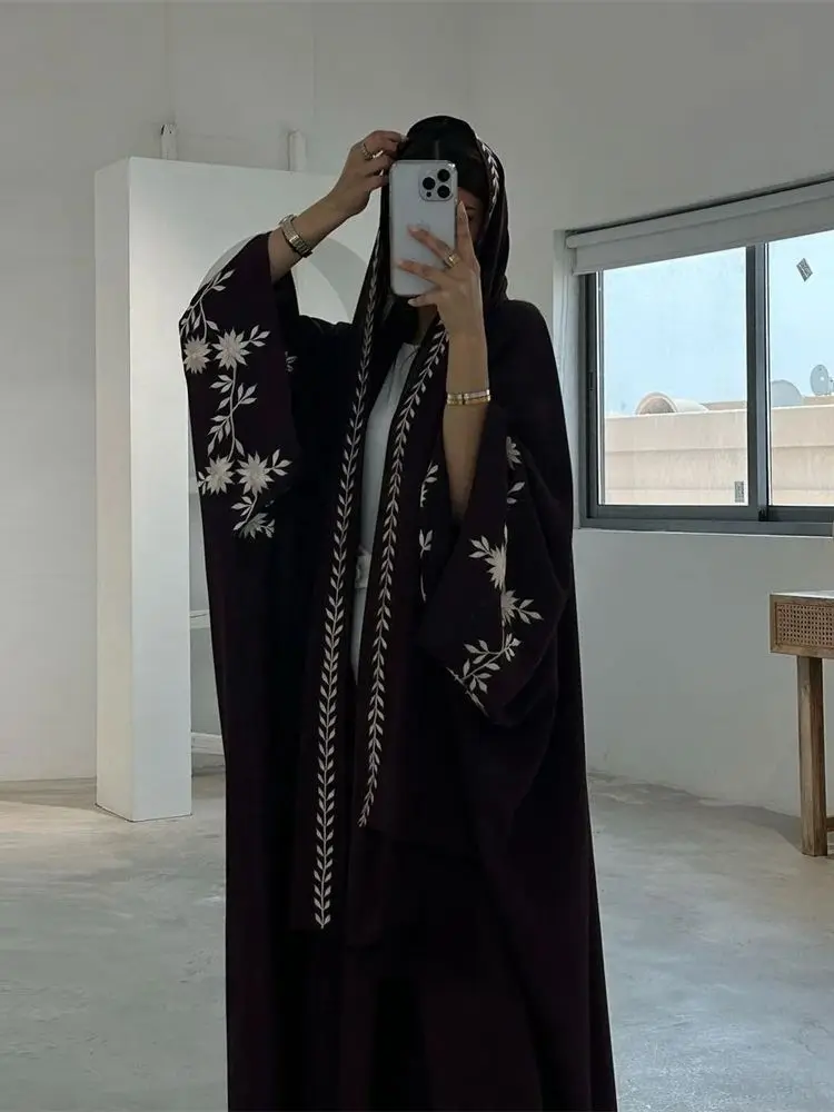 Ramadan hidżab Kimono Abaya dubaj turcja Islam muzułmańskie skromne zestawy sukienek kaftan modlitwa ubrania kobiety Kaftan szata Femme Musulmane