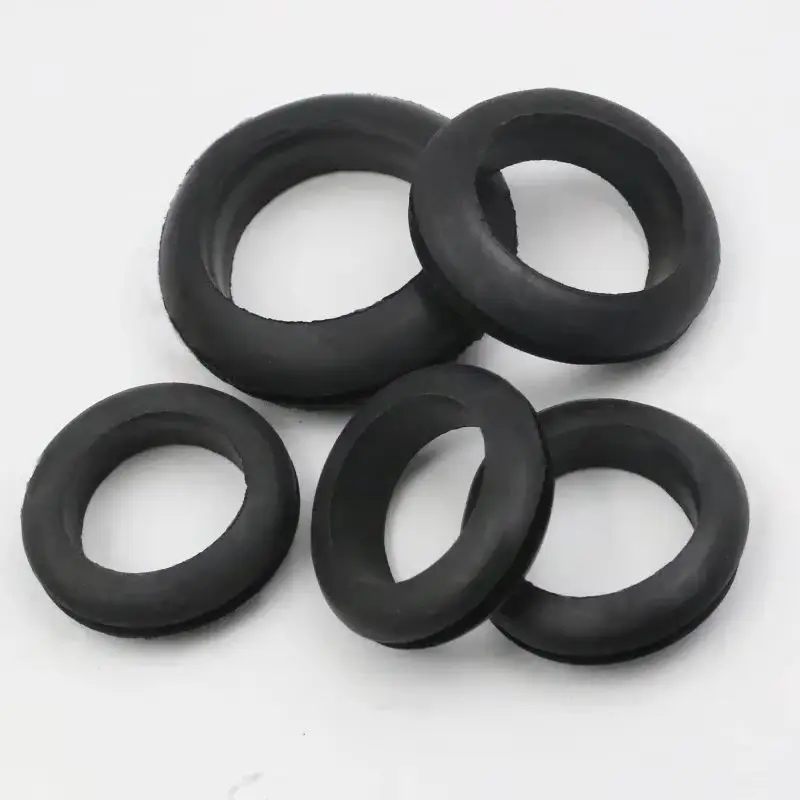 1000 قطعة الحلقات المطاطية طوقا أحجام متنوعة 3 مللي متر-12 مللي متر مزدوجة الوجهين لفائف سلك واقية حلقة الختم كابل O-حلقة لخياطة الأجهزة