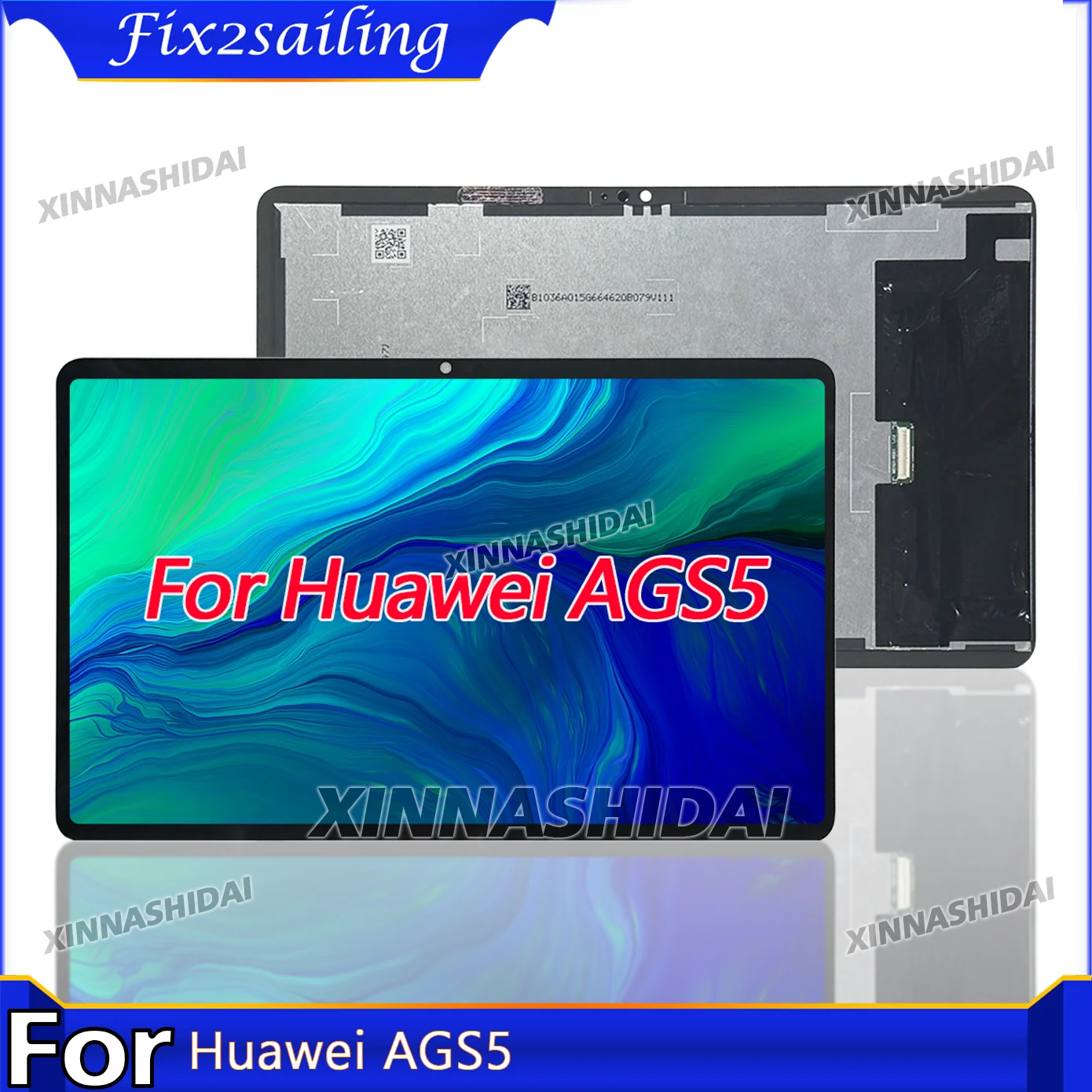 Tested New LCD Tablet Display Replacement For Huawei AGS5 LCD Touch Digitizer Screen Panel Replacement Parts